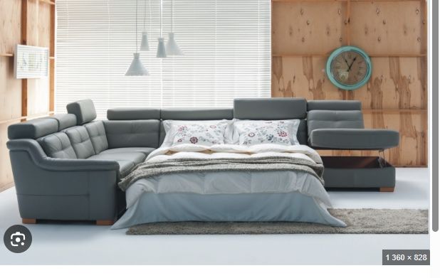 Wypoczynek skórzany modułowy Mughetto z firmy Vero