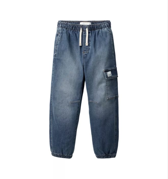 Джинсові штани-джогери карго джинси для хлопчика Zara 134 8-9