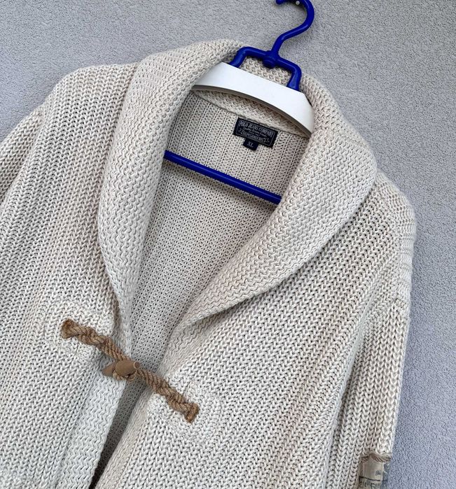 Kardigan męski RALPH LAUREN Polo Jeans vintage sweter r. XL