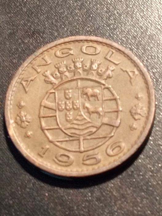 1 escudo	- Angola	1956 - Bronze - Soberba