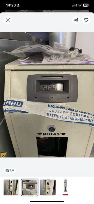 Moedeiros lavandaria sef service usados (avariados)