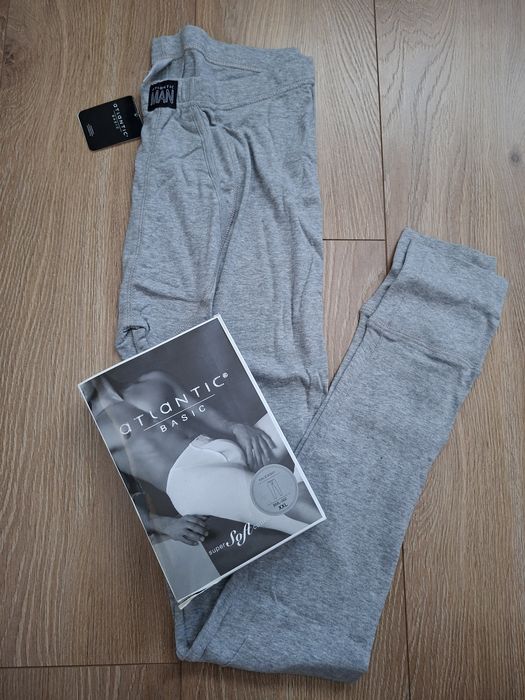 Kalesony męskie Atlantic, rozmiar XXL, kolor jasno szary