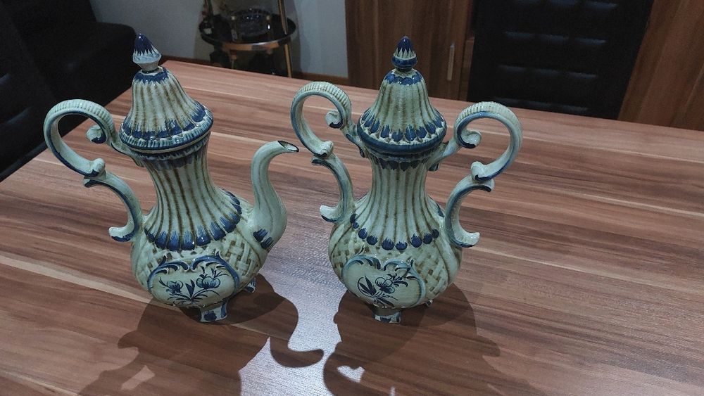 3 peças de porcelana