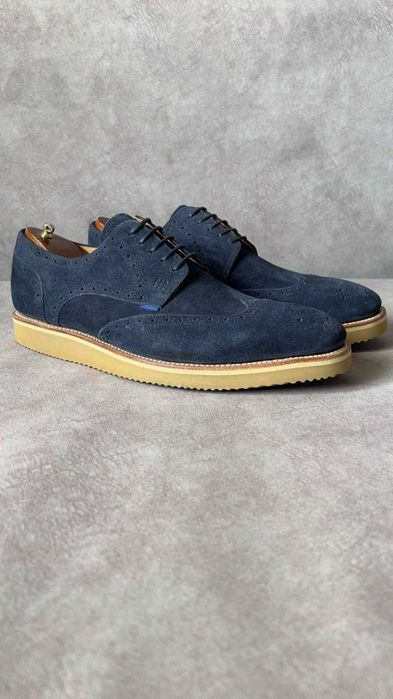 Нові Оригінальні Замшеві Броги Gordon&Bros 28см