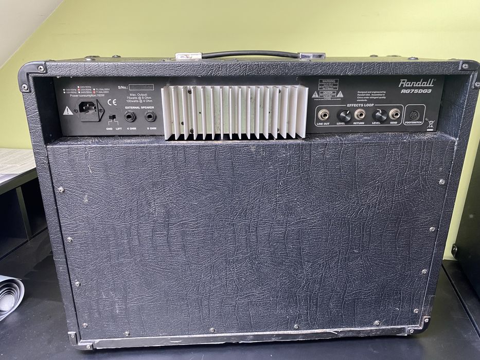 Randall RG75d +footswitch