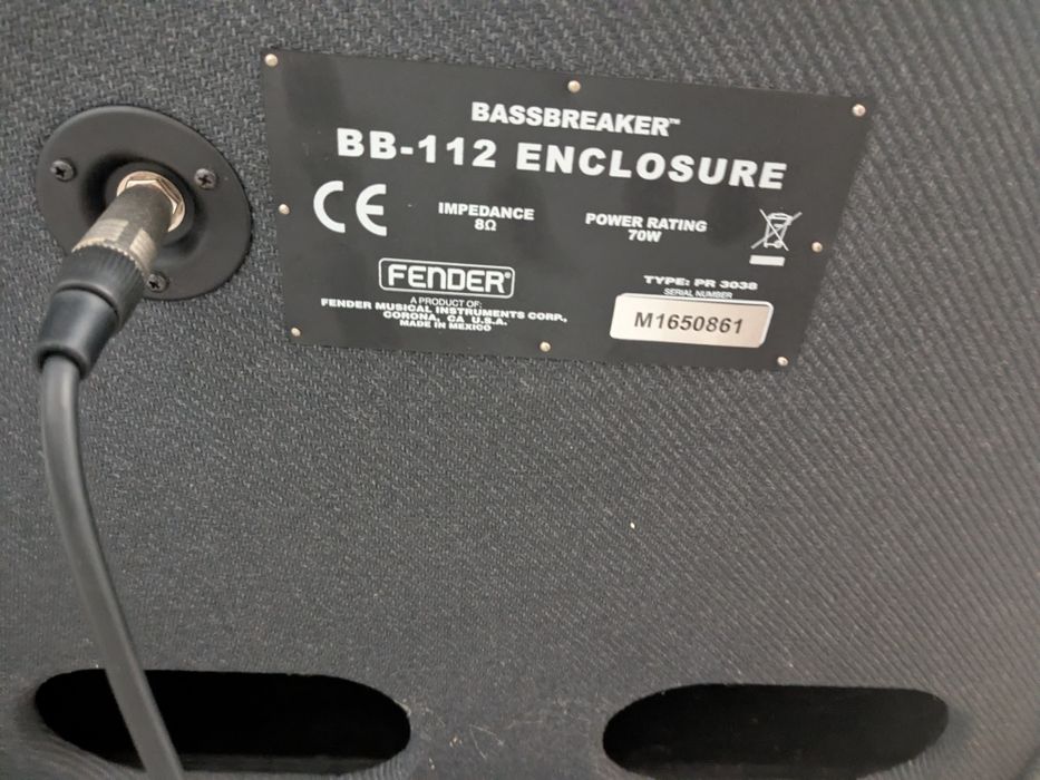 Fender Bassbreaker 1x12 гітарний кабінет