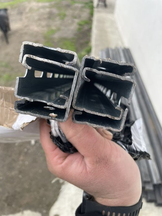 Система кріплення профіль для сонячних панелей зєднувач притиски гвинт