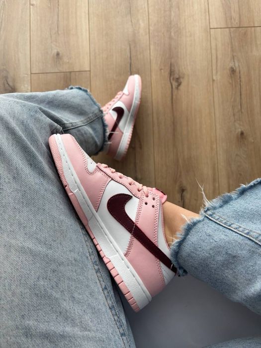 Nike Dunk Low Pink Foam Red White