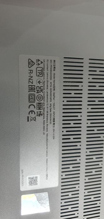 Lenovo ideapad 1 15ALC7 peças