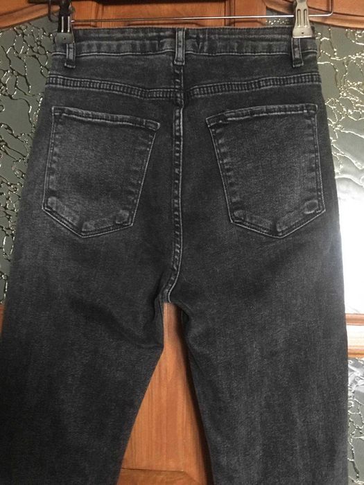 Джинсы стрейчевые, высокая посадка