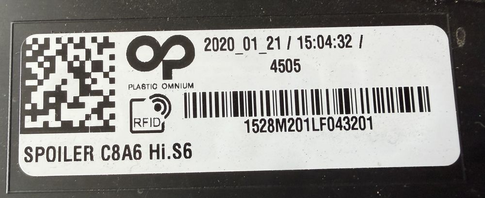 Dyfuzor spojler A6 C8 S6