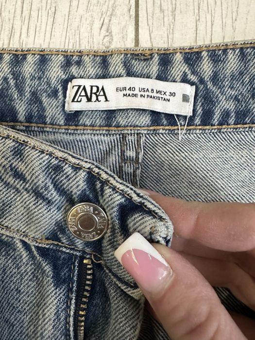 джинсы зара широкие