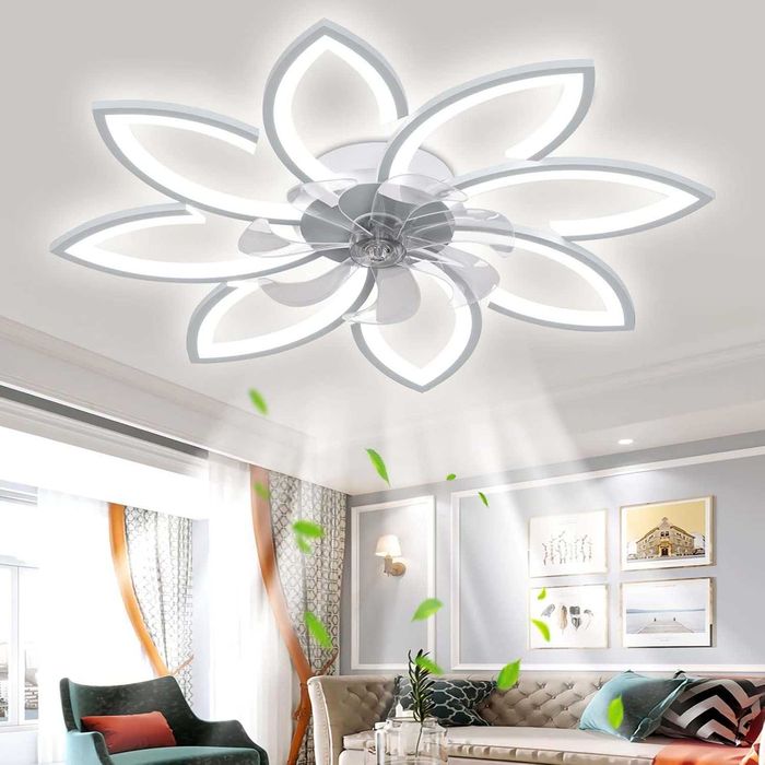 Nowa lampa sufitowa / LED / wentylator / śr.90cm / 3000K-6500K / W1279!