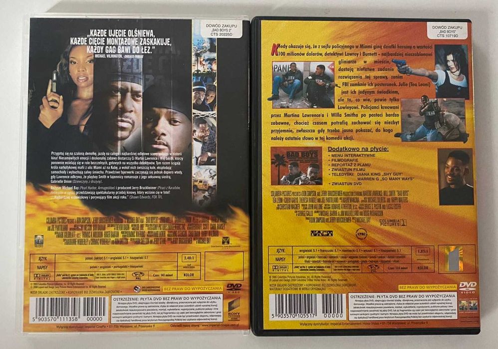 Bad Boys 1-2 DVD