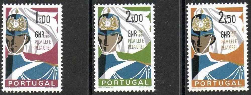 Selos Portugal 1962 - Série Completa Nova MNH Nº883-885