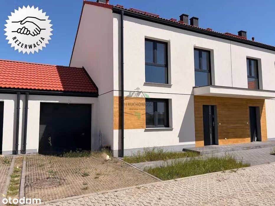 Dom 119,5m2 z działką 200m2,  gotowy do wykończenia, Dobrzykowice