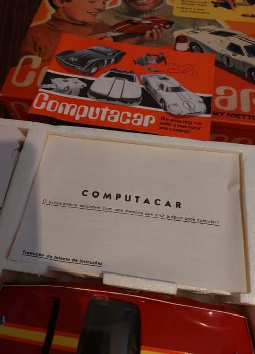 Computatacar brinquedo vintage 1970 carro com memória Mettoy