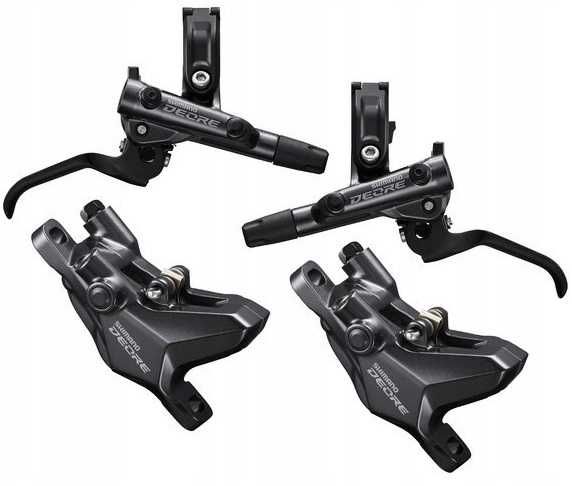 Zestaw hamulców Shimano DEORE - BR-M6100 - ZALANE / GOTOWE