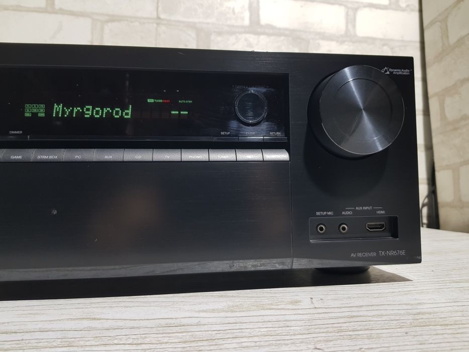 7.2 AV ресивер ONKYO TX-NR 676,*7x165 Вт, Wi-Fi, HDMI, 4K Bluetooth б/у з Німеччини