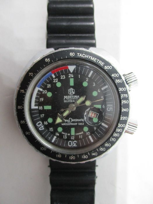 Relógio Mortima super 28 datomatic, RARO made in France
