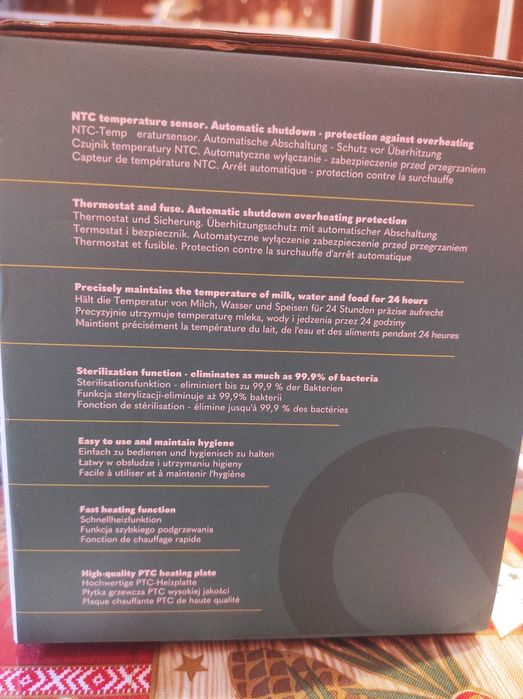 Podgrzewacz, sterylizator na dwie butelki Lionelo nowy