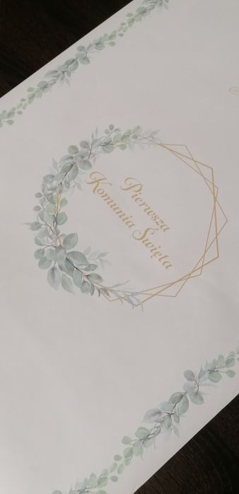 Bieżnik Komunijny "Pierwsza Komunia Święta" ( stan bdb)