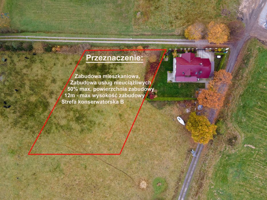 Działka budowlana Domasławice obok Darłowo