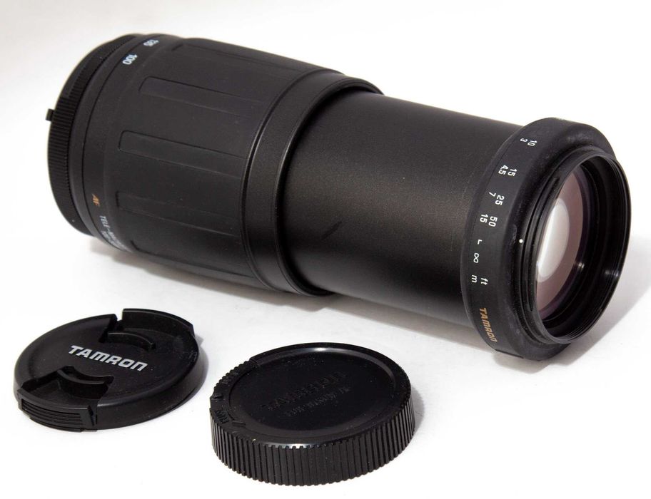 Nikon digital objetiva 100-300mm da Tamron  autofocus