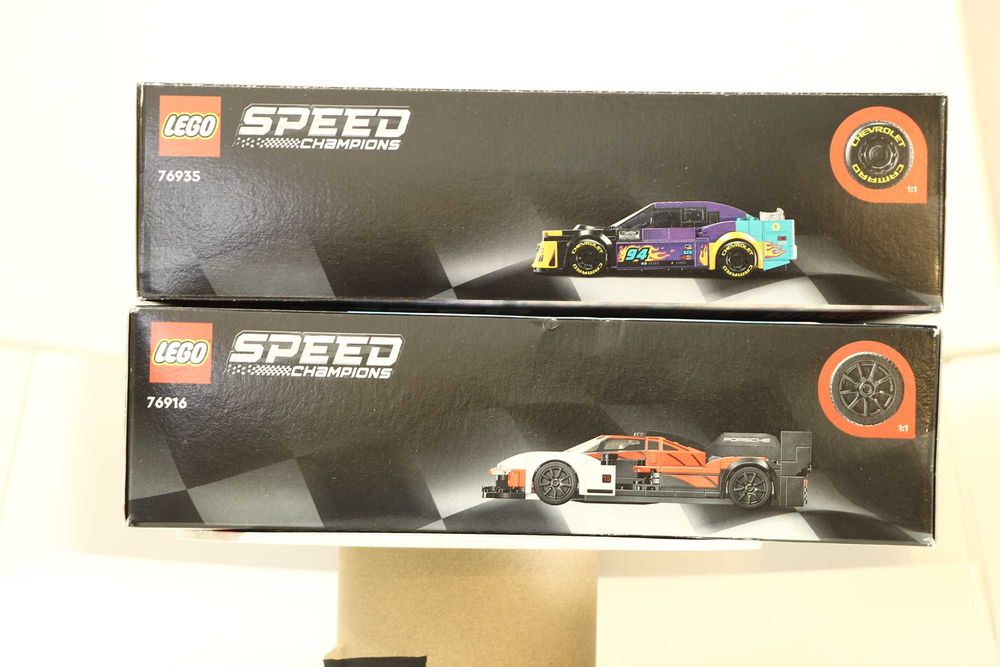 Pack Lego Speed Champions 76935 Nascar Camaro ZL1 + 76916 Porsche 963