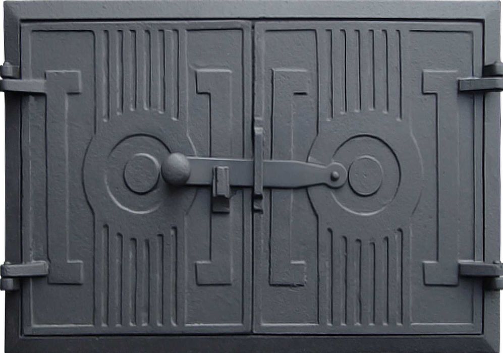 Drzwiczki żeliwne pieca chlebowe wędzarni 43x27