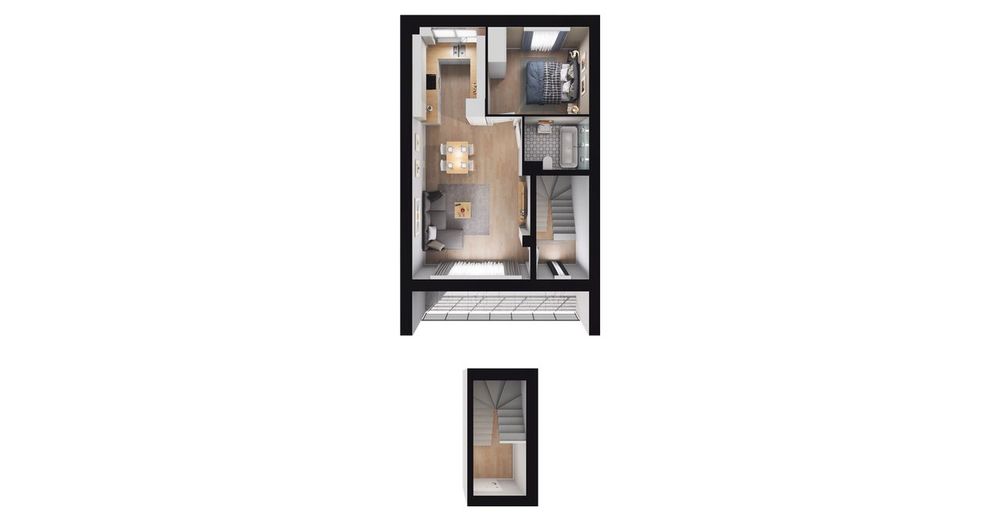 2-pokojowe mieszkanie 59m2 + balkon Bezpośrednio