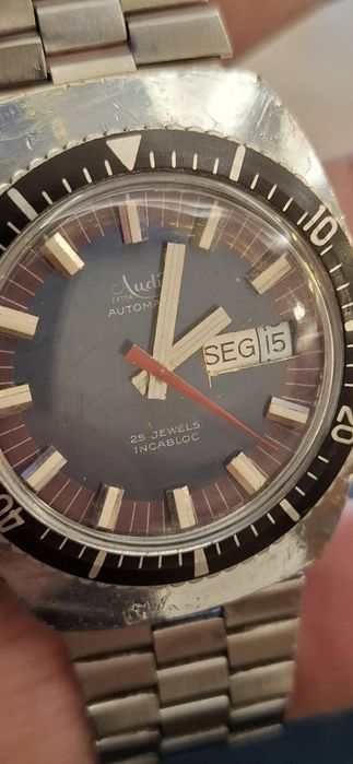 Relógio audy extra mergulho automático