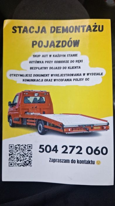 Skup Aut-Kasacja-Złomowanie pojazdów