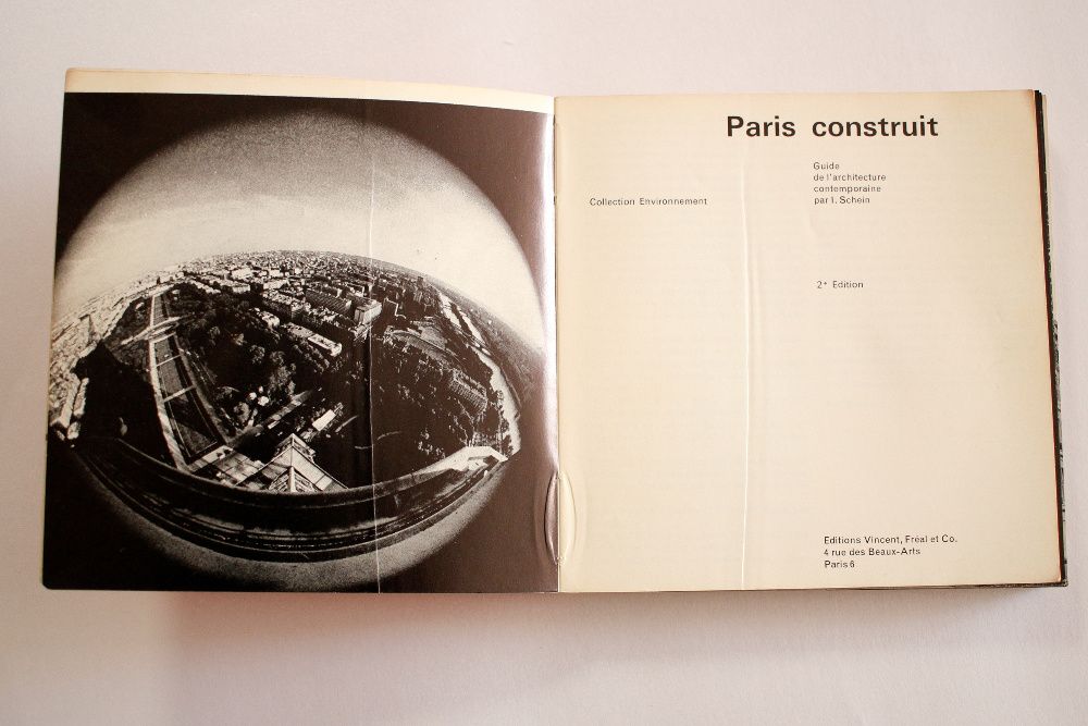 Livro Paris Construit (1970)