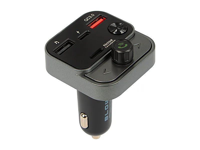 Transmiter FM z zestawem głośnomówiącym Bluetooth QC3.0 PD 30W 74-172#