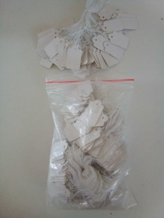 Etiquetas para marcação de artigos/artesanato
