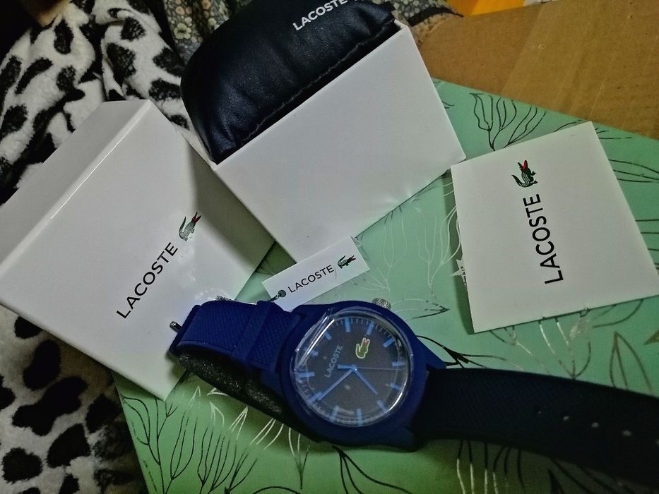 Zegarek Lacoste NOWY z metką (pudełkiem itd., folią na tarczy). Unisex