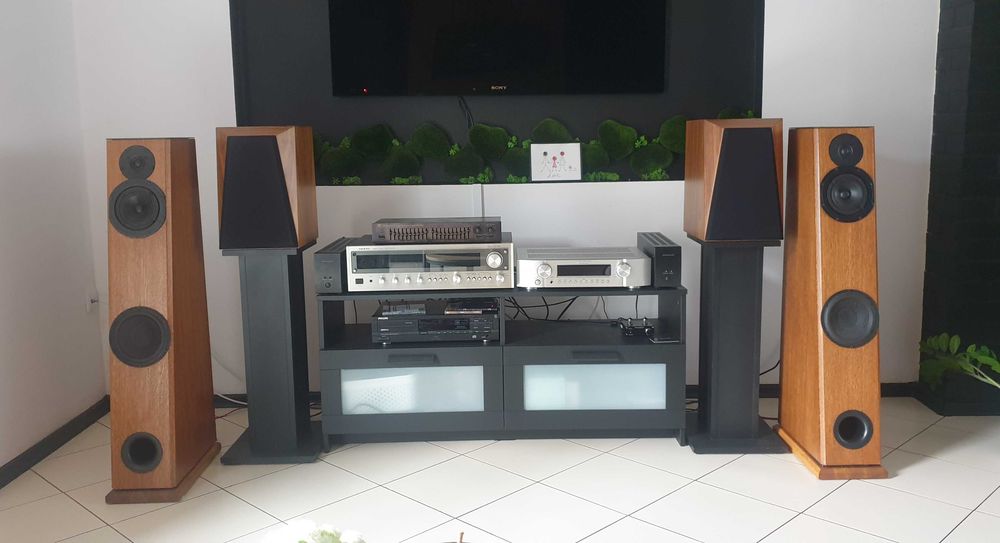 Kolumny podłogowe mega konstrukcja Minima Audio, 3xScan Speak