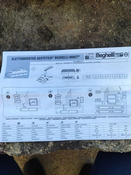 4 Kits de emergência para lâmpadas fluorescentes
