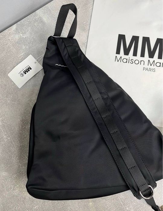 Нейлонова сумка Maison Margiela чорна raf crtz air чоловіча мужская