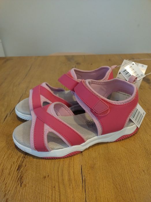 Sandały dziewczęce r 36 wkładka 23 cm