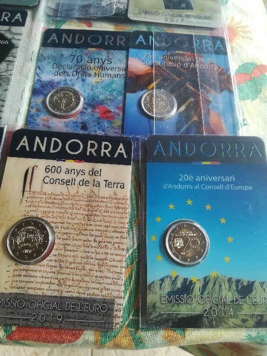 Moedas 2 Euros Andorra