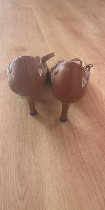 Buciki/sandałki na szpilce Nine West