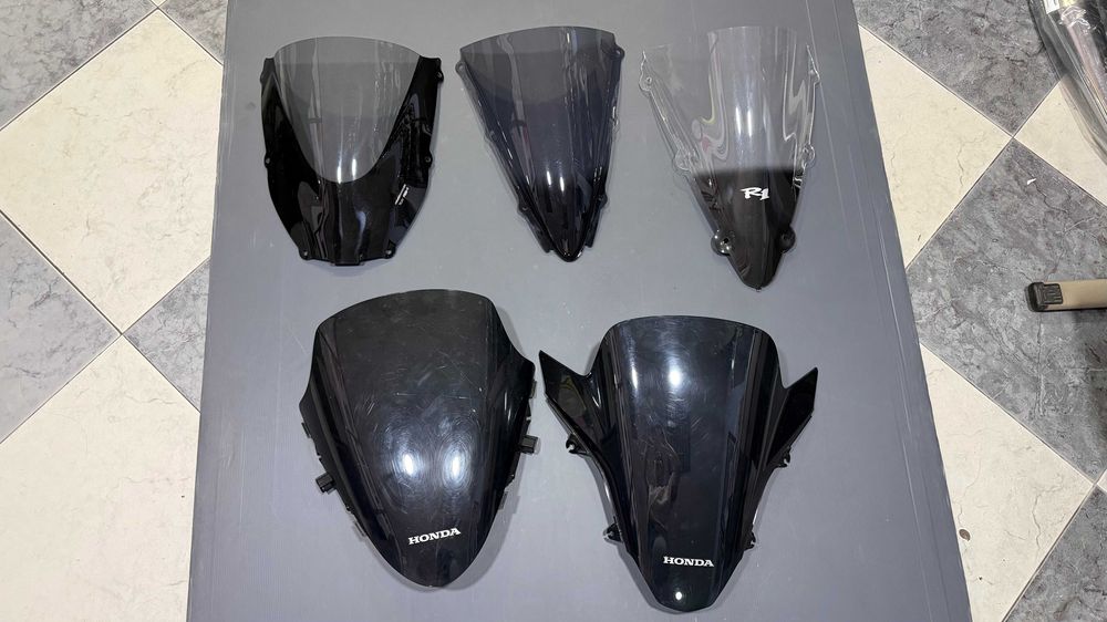 Vidros carenagem / frontal mota Honda Kawasaki Yamaha