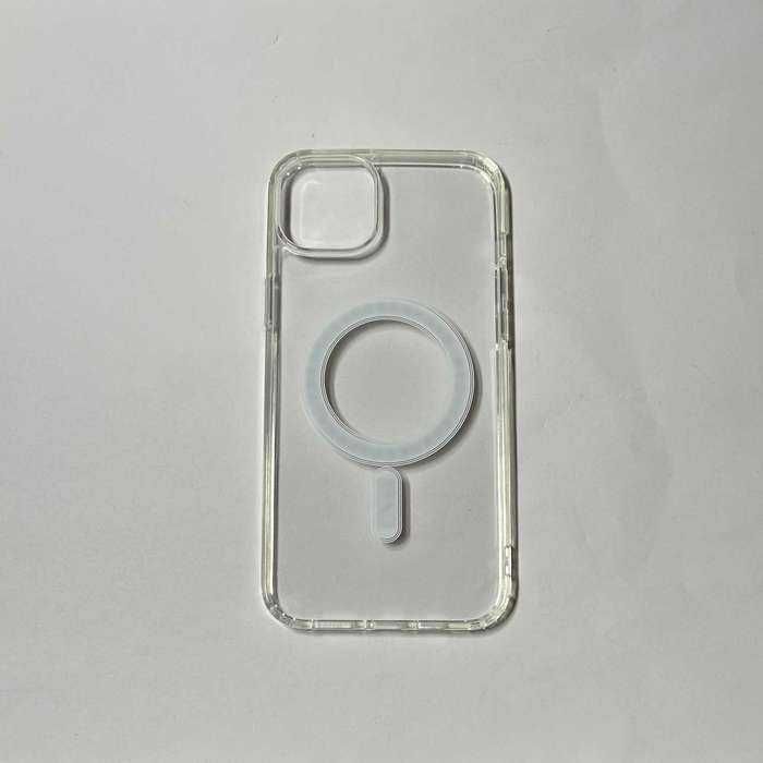 NOWE Etui iPhone 14 Plus Przezroczyste + MAGSAFE Ładowanie Indukcja