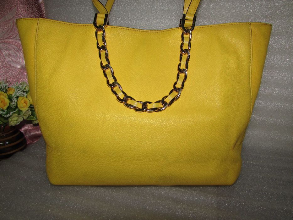 Красивейшая большая кожаная сумка ~ michael kors ~ harper