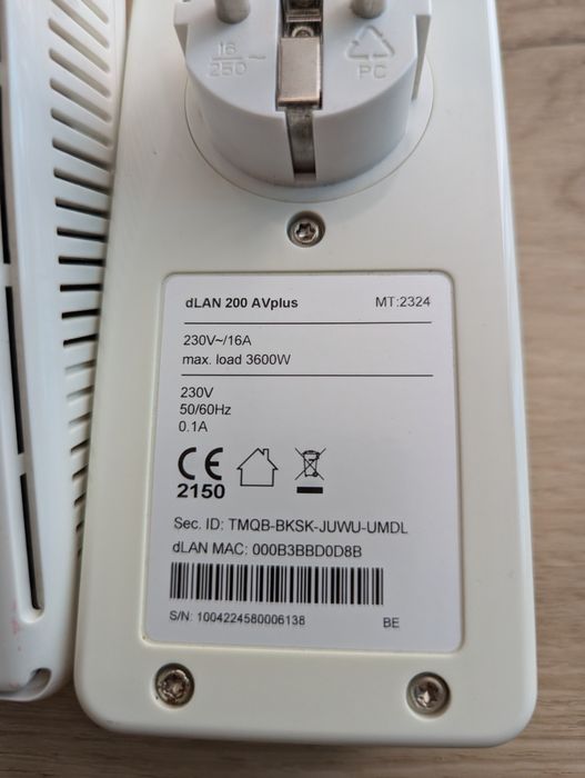 Powerline Devolo dLAN 200 AV plus64739215392643121