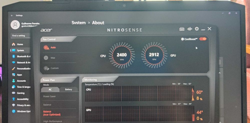 Acer Nitro 5 Gaming | AMD Ryzen 7 5800H | RTX 3070 | 16GB RAM | 1TB