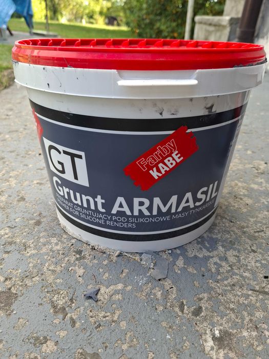 Silikonowa Masa Tynkarska kolor Ciemny Szary