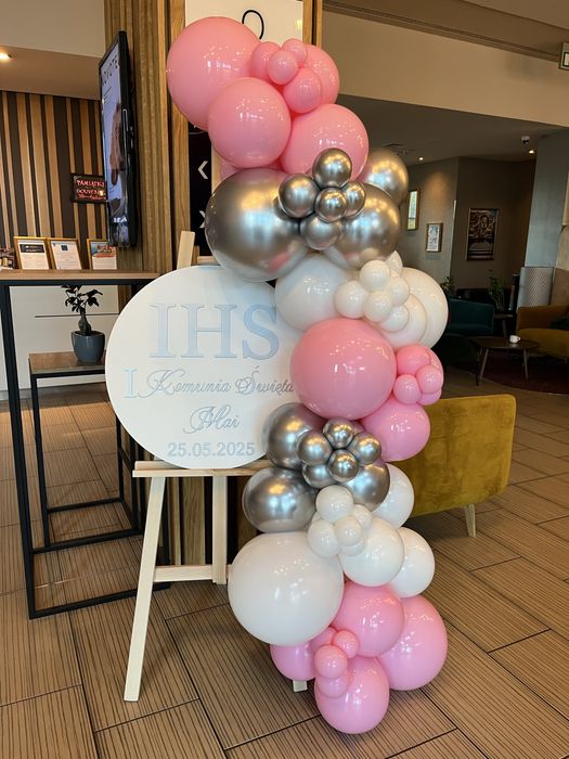 Dekoracje balonowe/Ścianki okolicznościowe/Komunia2026/Studniówki